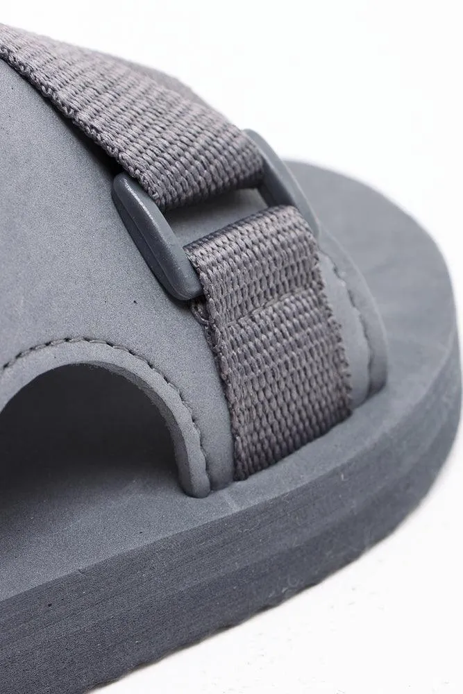 Buckle Sport Sandal Dark Grey