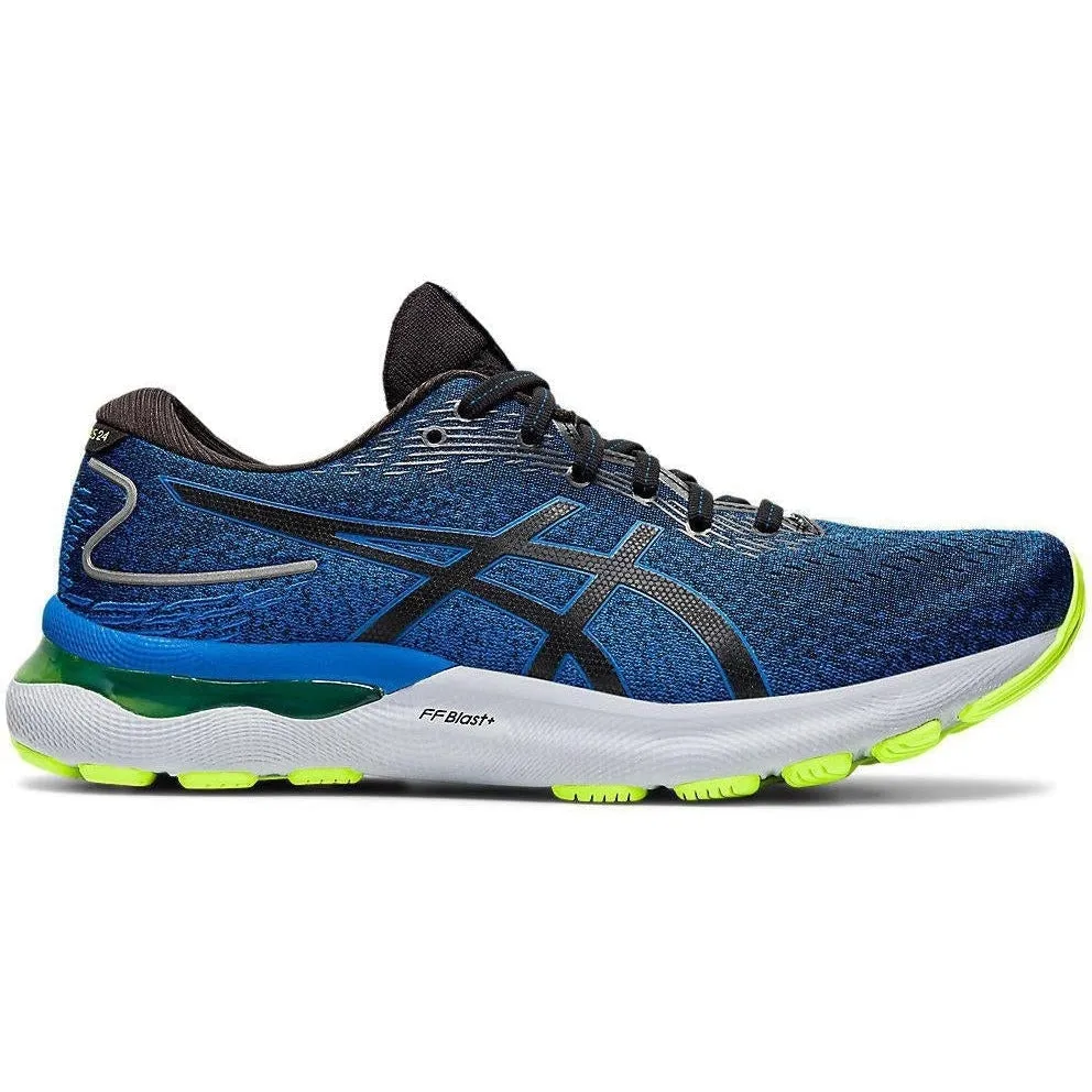 Men's Asics Gel-Nimbus 24, Black/Lake Drive, 15 D Medium